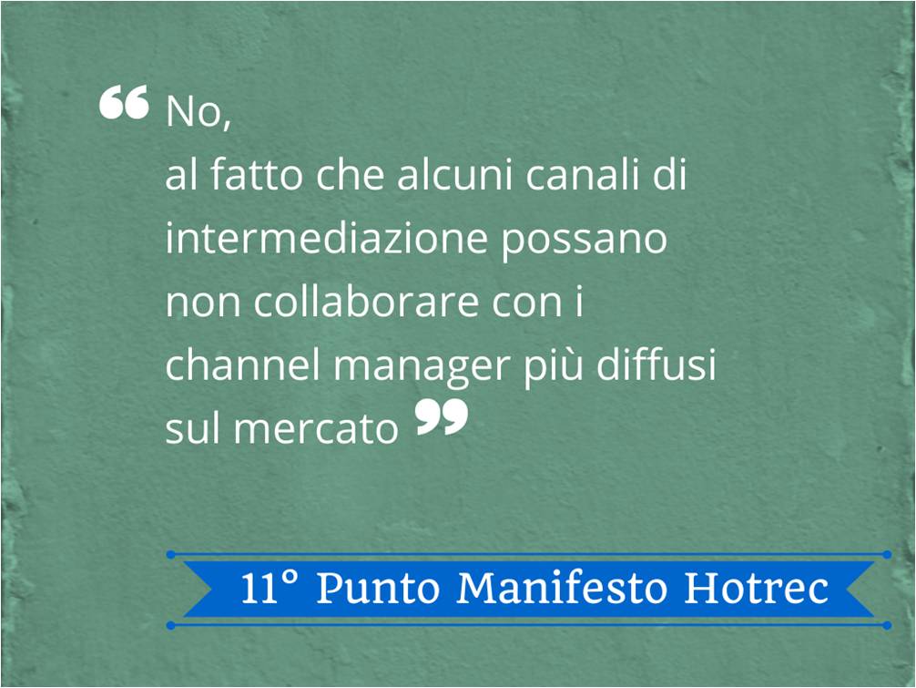 Analisi dell'undicesimo punto del Manifesto Hotrec - Nozio Business