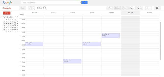 google calendar