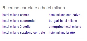 ricerche correlate hotel milano