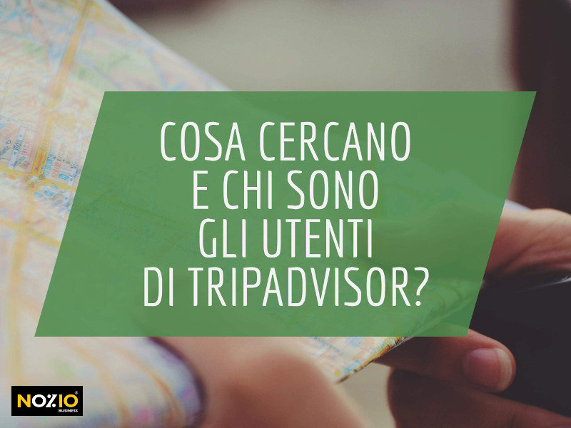 Cosa cercano e chi sono gli utenti di TripAdvisor - Nozio Business